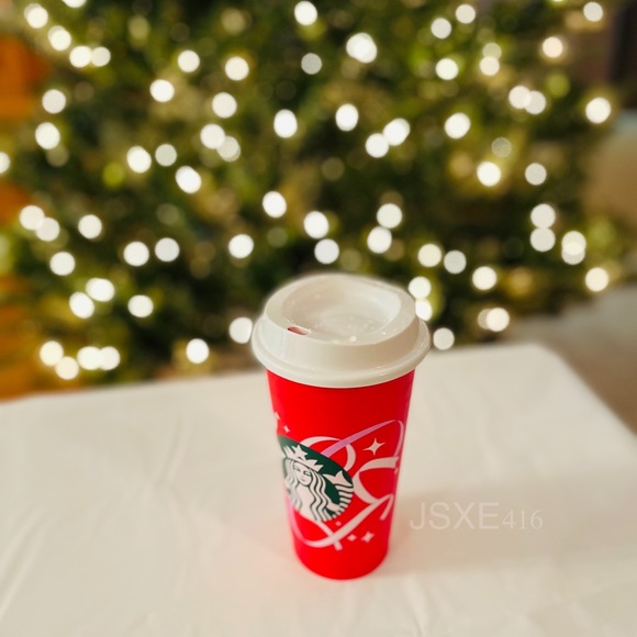 Starbucks 2021 Red Reusable Cup Day Holiday Travel Mug - Picture 4 of 6